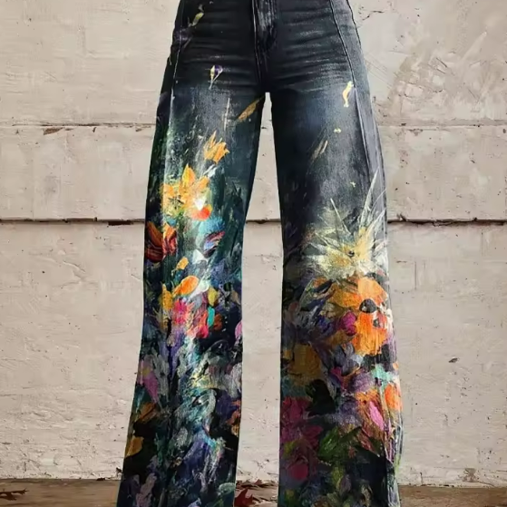 Charlotte | Free-Spirit Print Pants