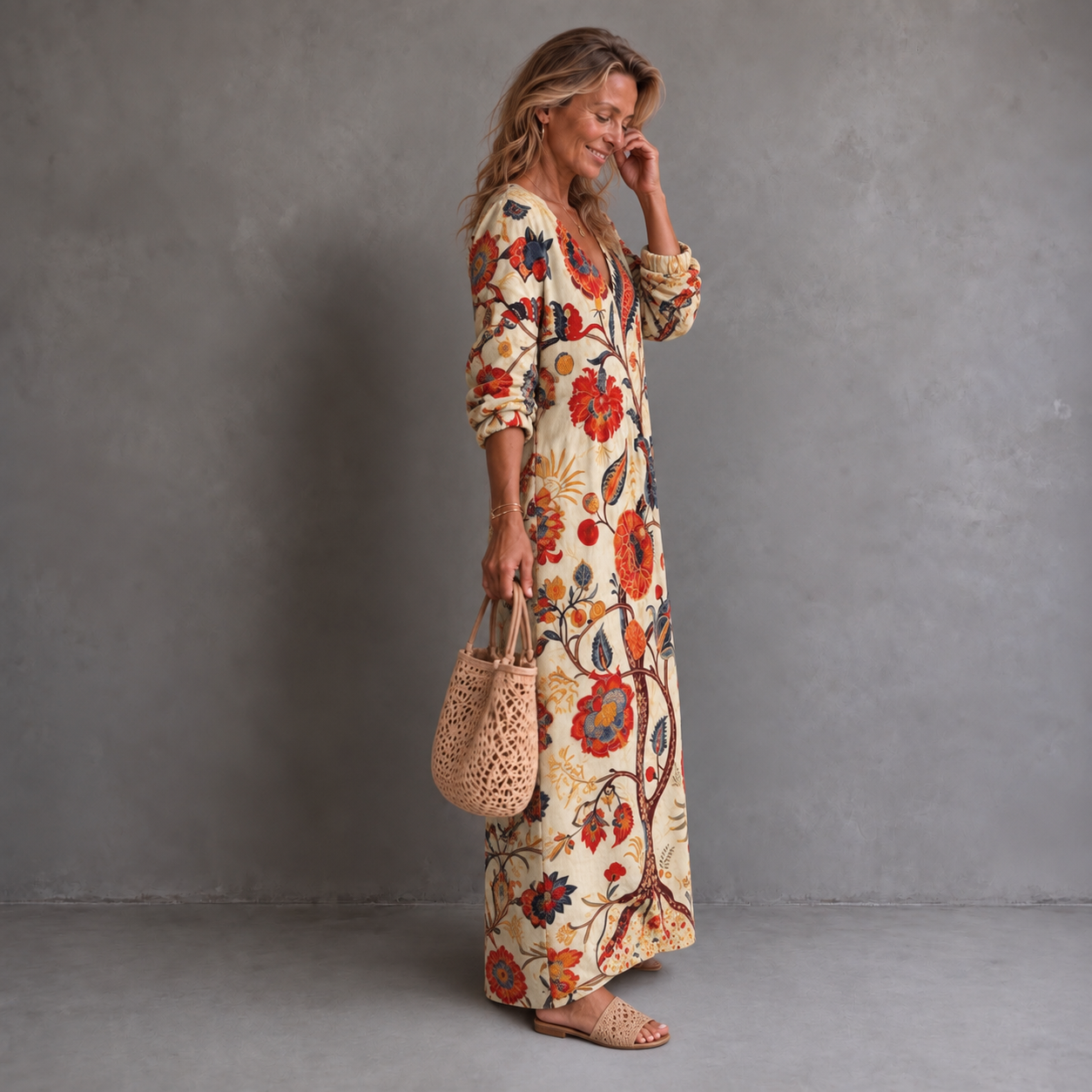 Emily™ - Bohemian Floral Dress
